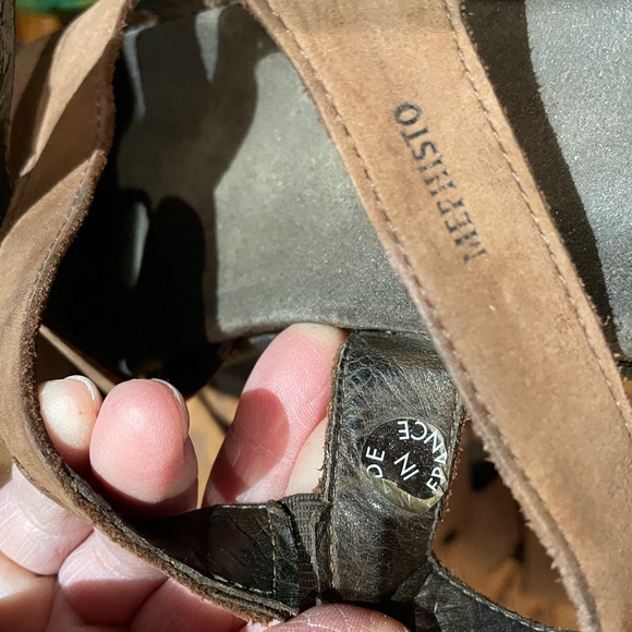 Mephisto Leather Strappy Comfort Sandals, size 39 / US 8.5-9.  EUC - Picture 8 of 10